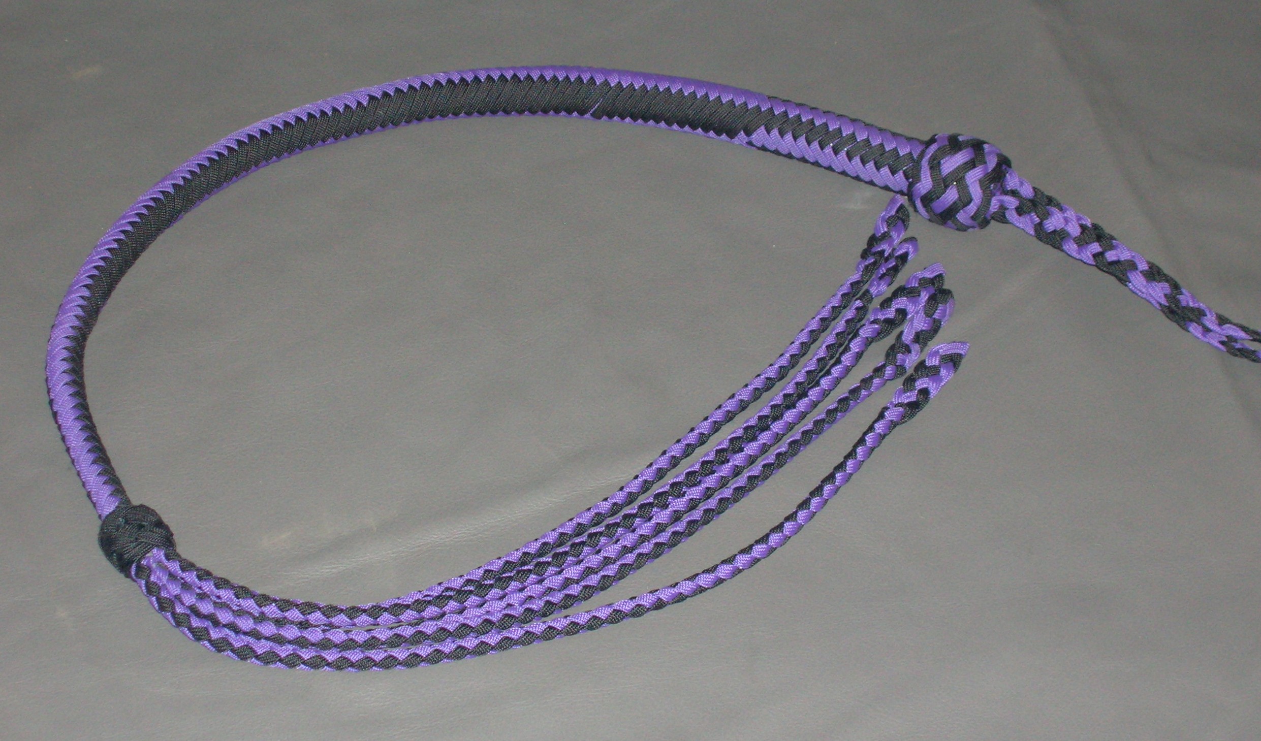 Purple Nylon Cat O' Five