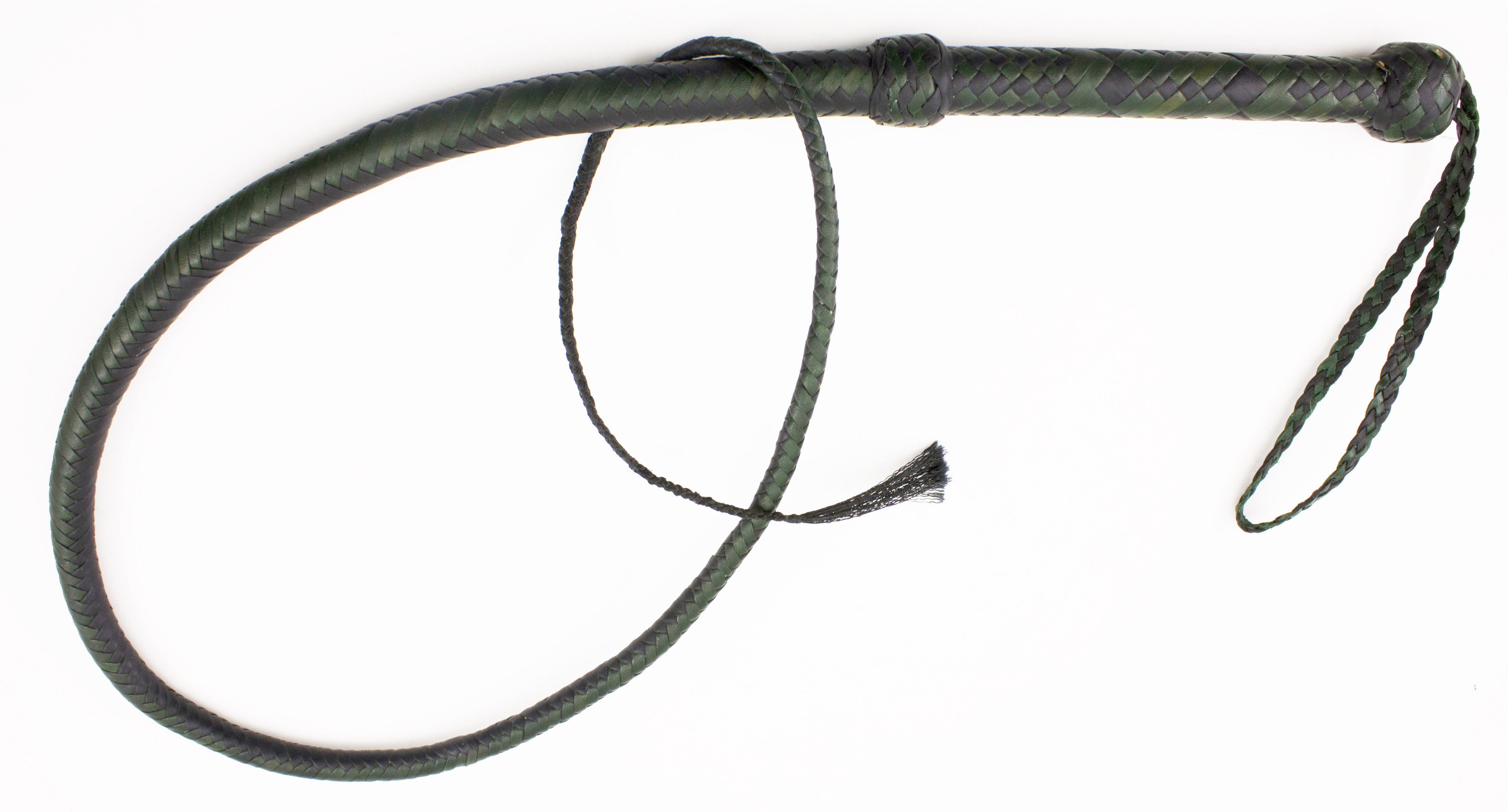 Green and Black Target Signal Whip